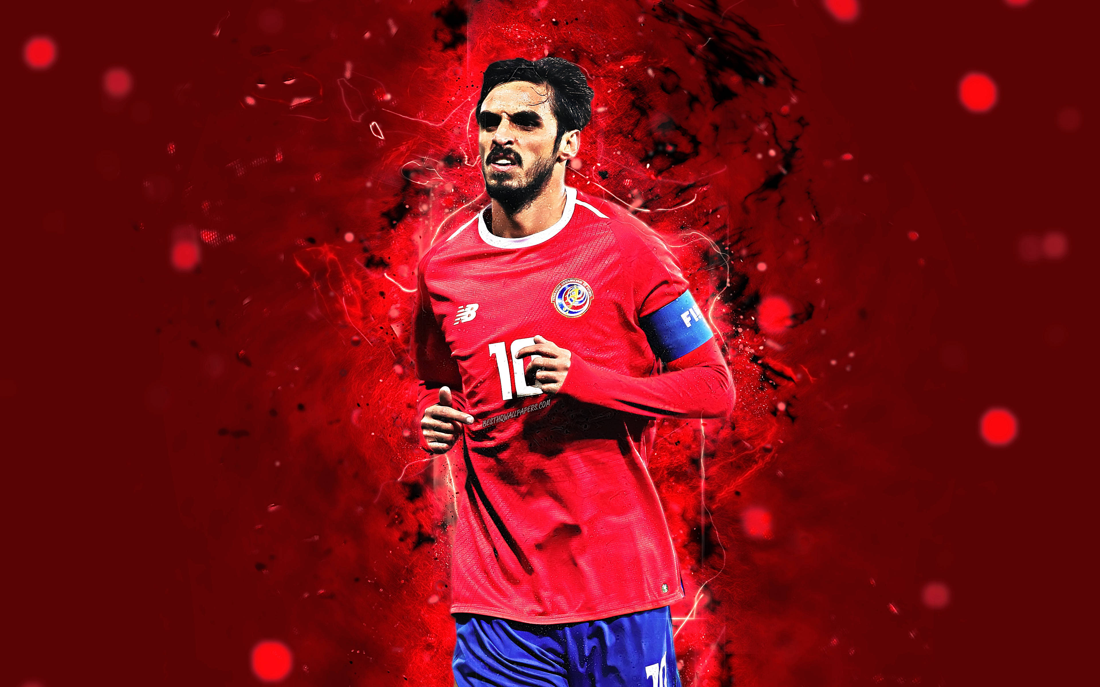 قائد منتخب كوستاريكا لكرة القدم برايان رويز خلفية