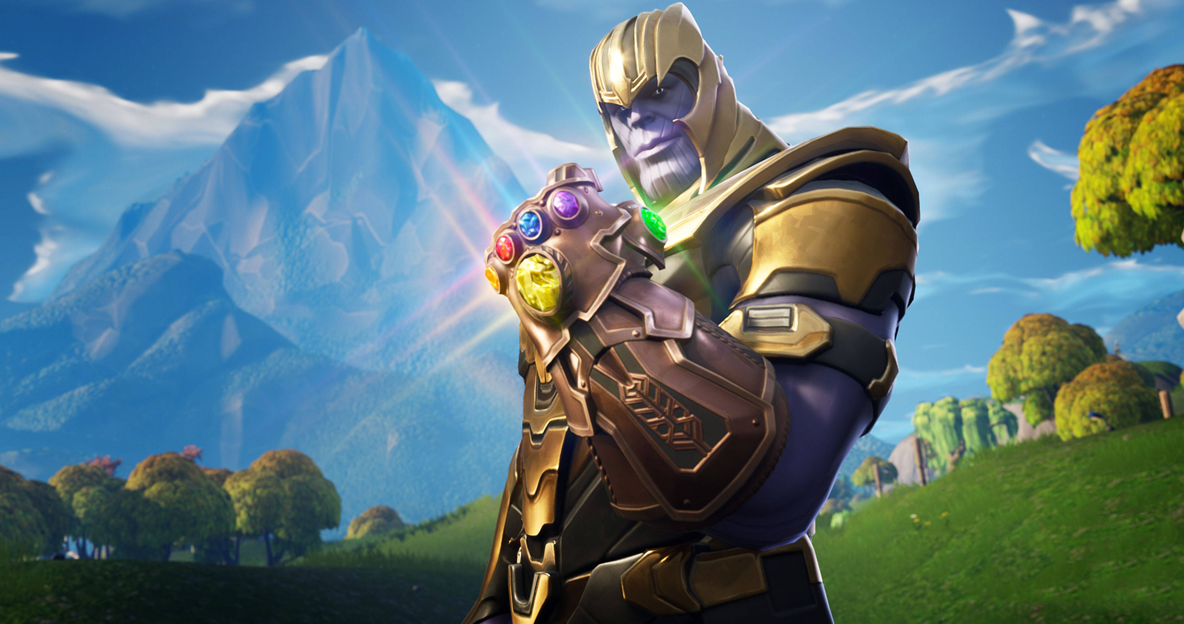 قفاز ثانوس فورتنايت عالي الدقة خلفية