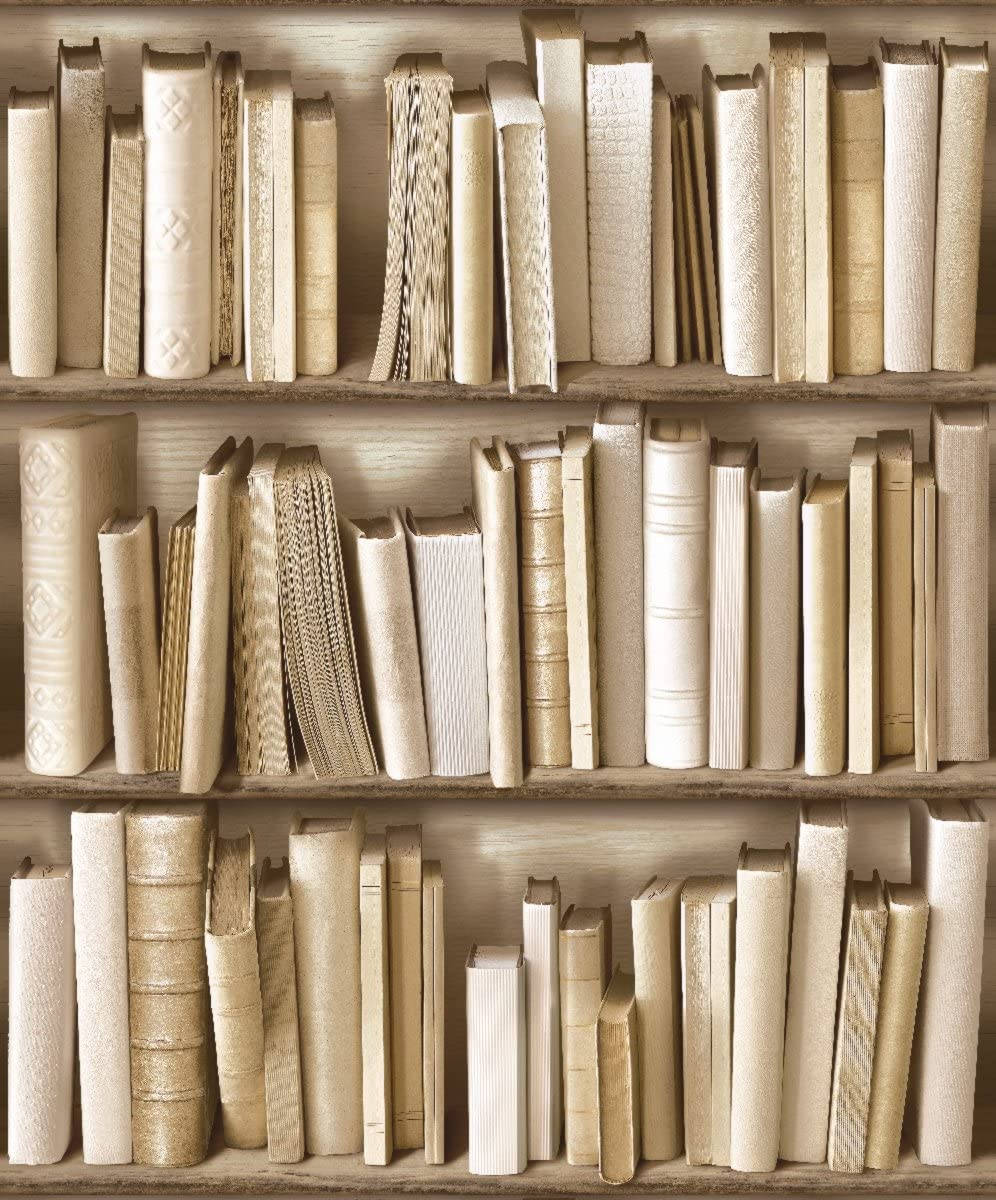 كتب جمالية باللون البيج والبني خلفية