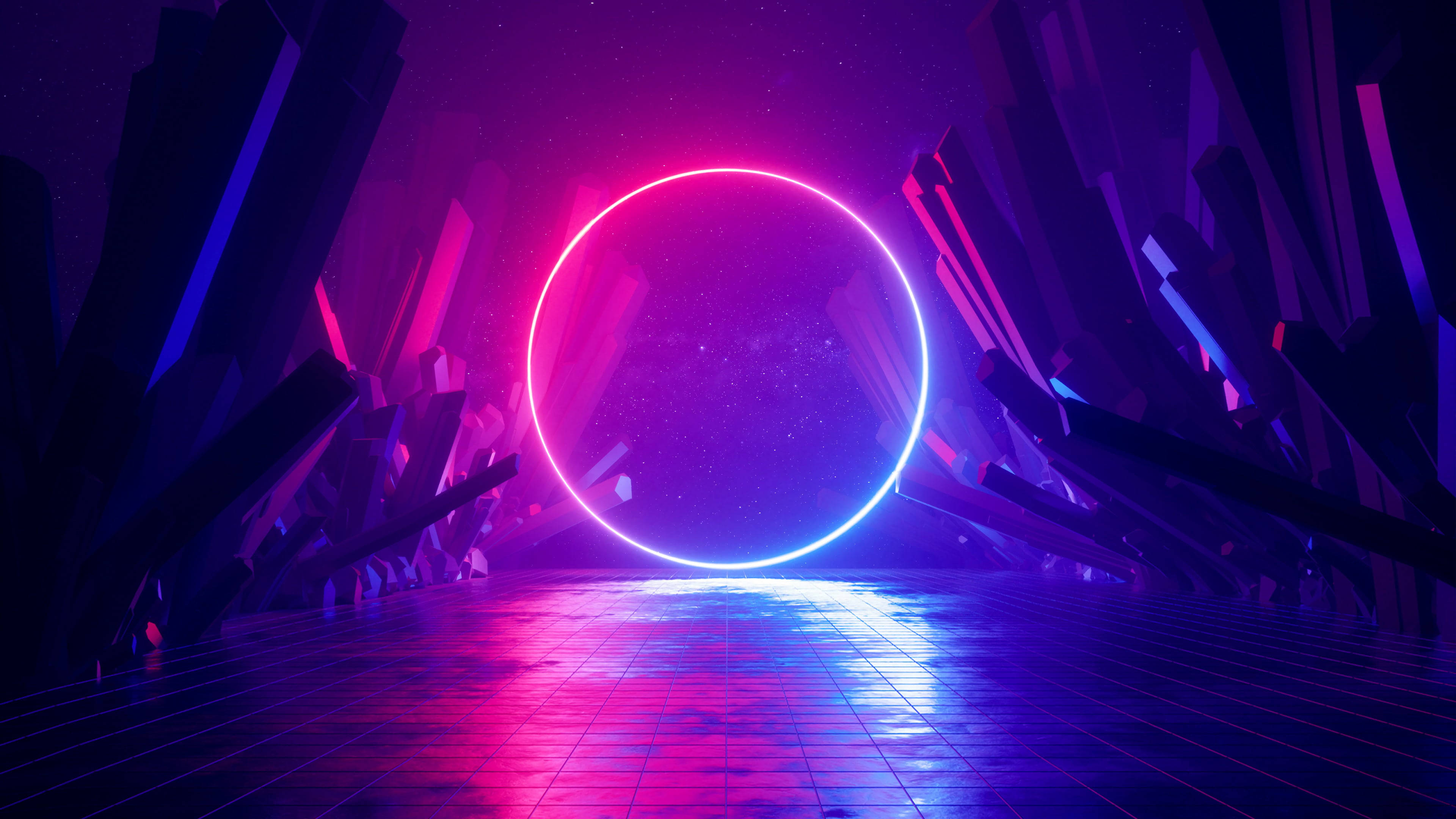كرة مضيئة بتصميم راينميتر خلفية