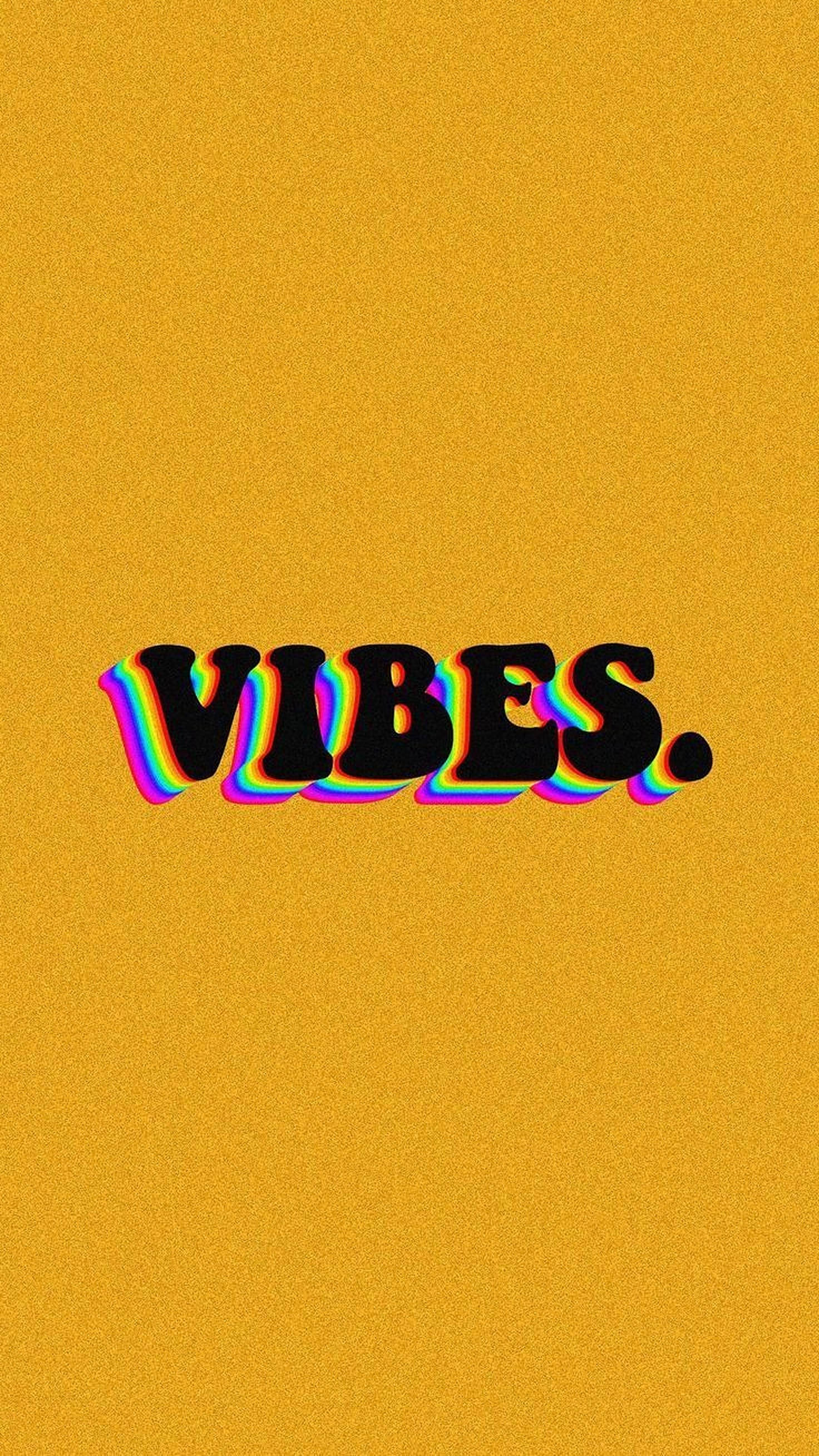 كلمة Vibes جمالية خلفية
