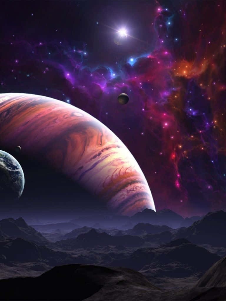 كواكب والمجرة آيباد رائع خلفية