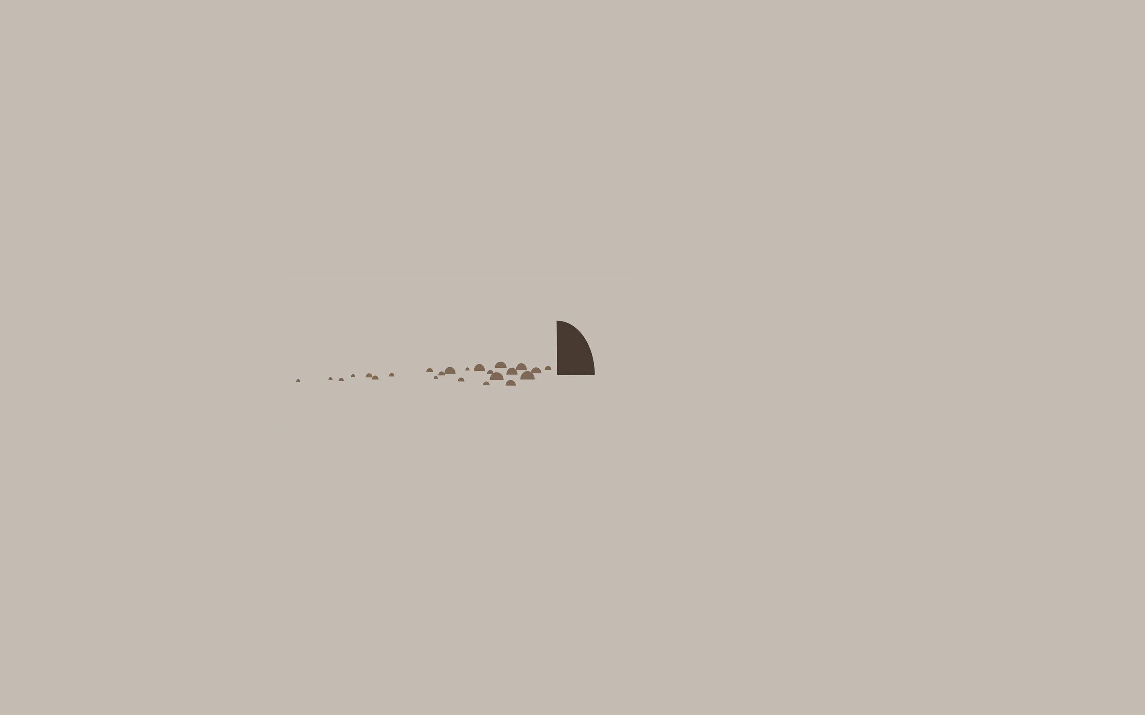 لابتوب بسمك قرش بتصميم بسيط خلفية