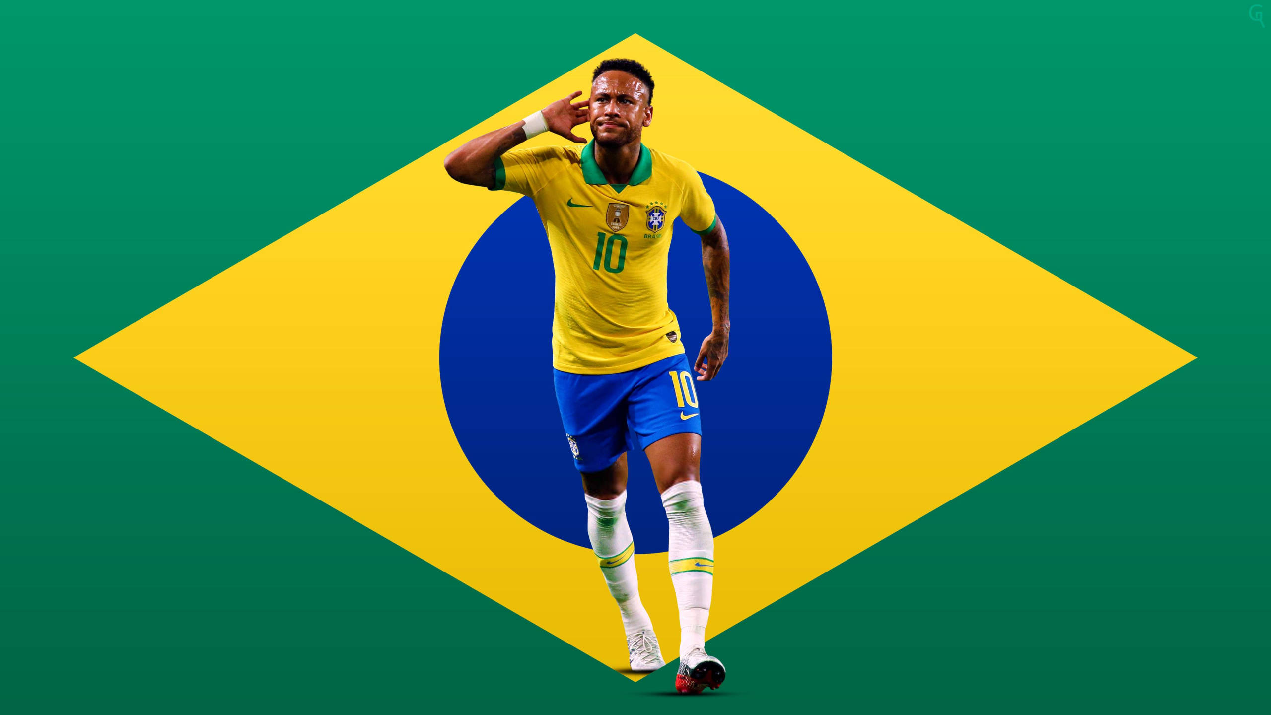 لاعب البرازيل نيمار جونيور خلفية