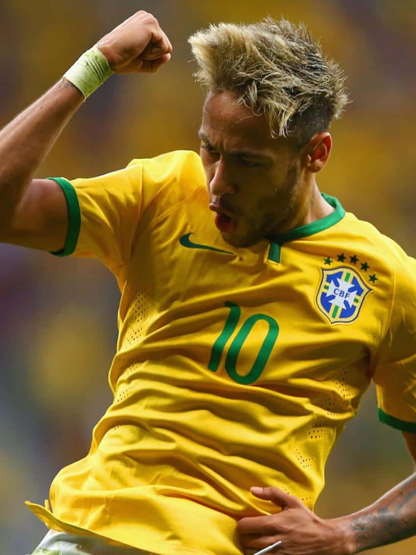 لاعب كرة القدم العالمي نيمار خلفية