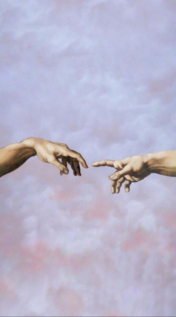 لمسة الخلق الجمالية من عصر النهضة خلفية