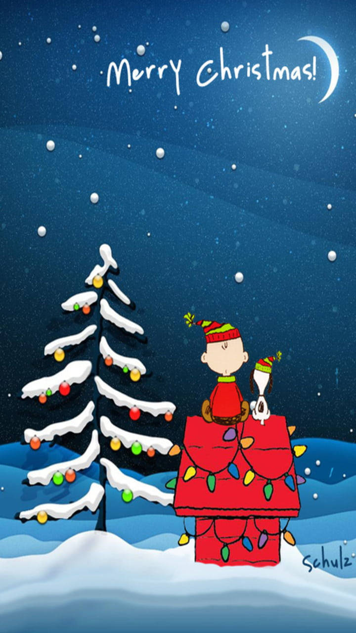 ليلة عيد الميلاد مع سنوبي خلفية