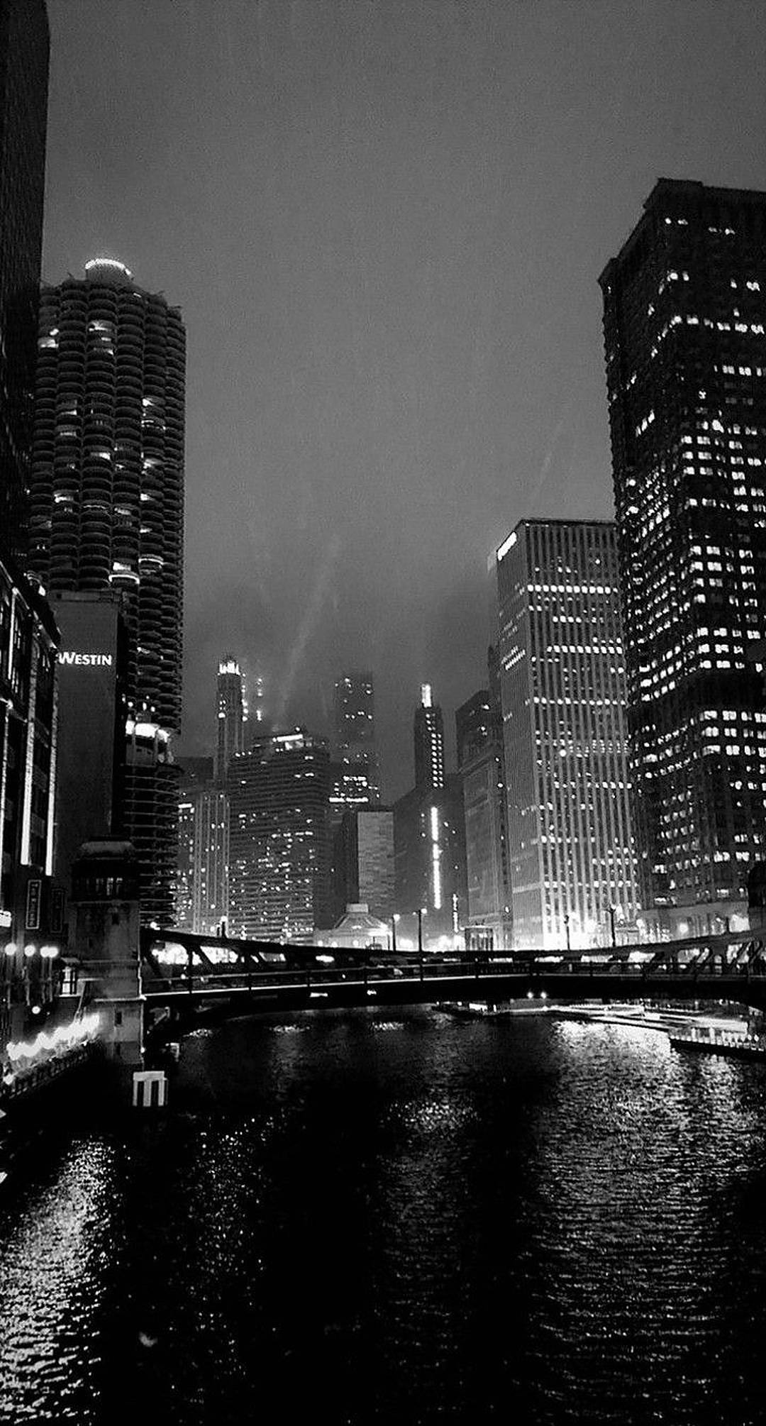 مدينة مظلمة جمالية خلفية