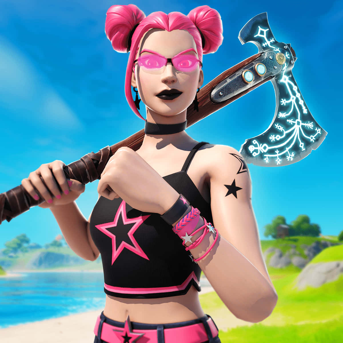 معركة الباتل رويال النهائية تبدأ الآن مع فورتنايت! خلفية