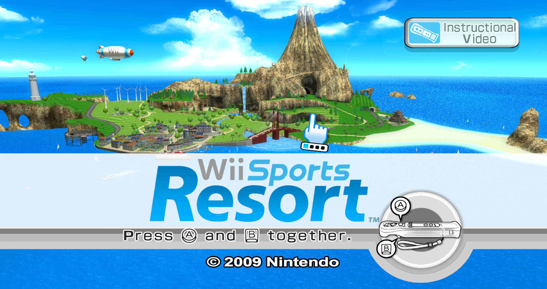 مقدمة لعبة Wii Sports Resort خلفية