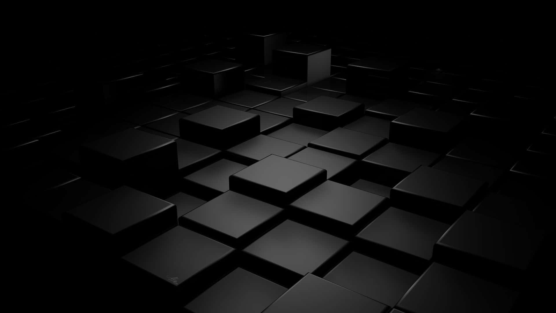 خلفية سوداء بالكامل — ثلاثي الأبعاد خلفية