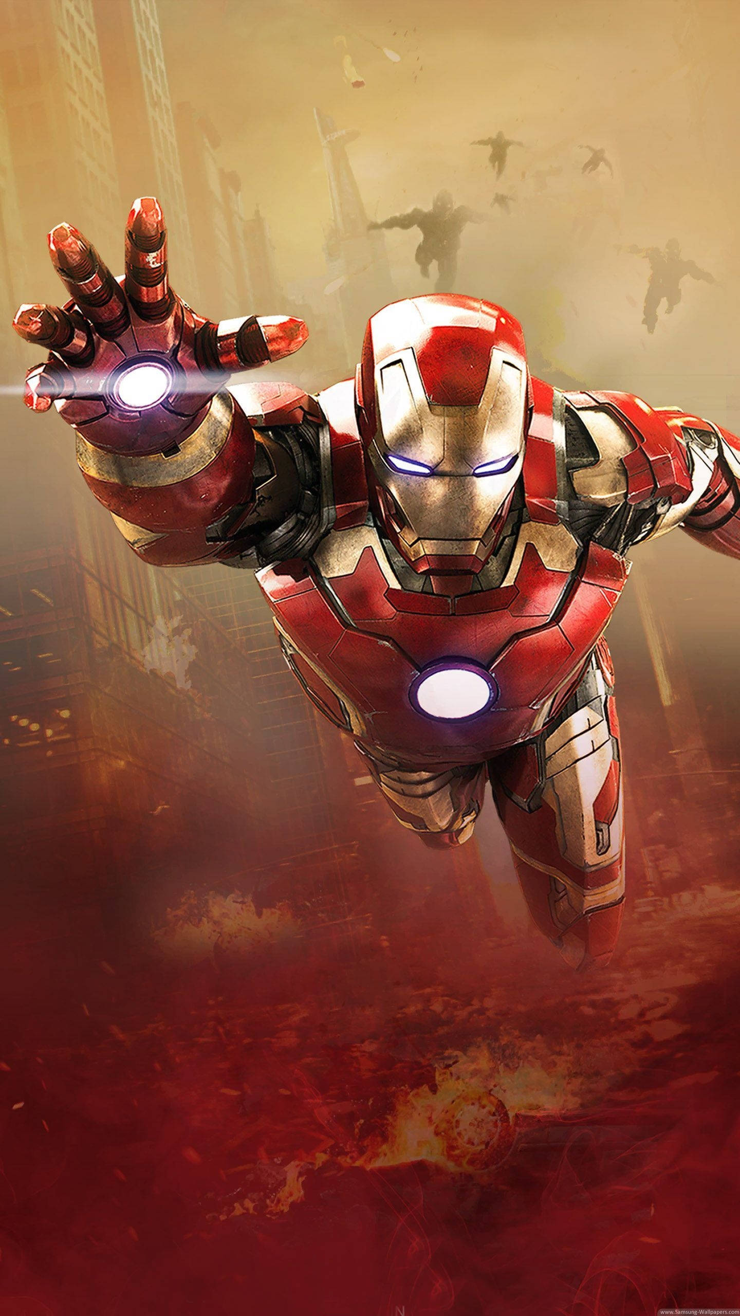 ملصق فيلم آيرون مان للهاتف خلفية