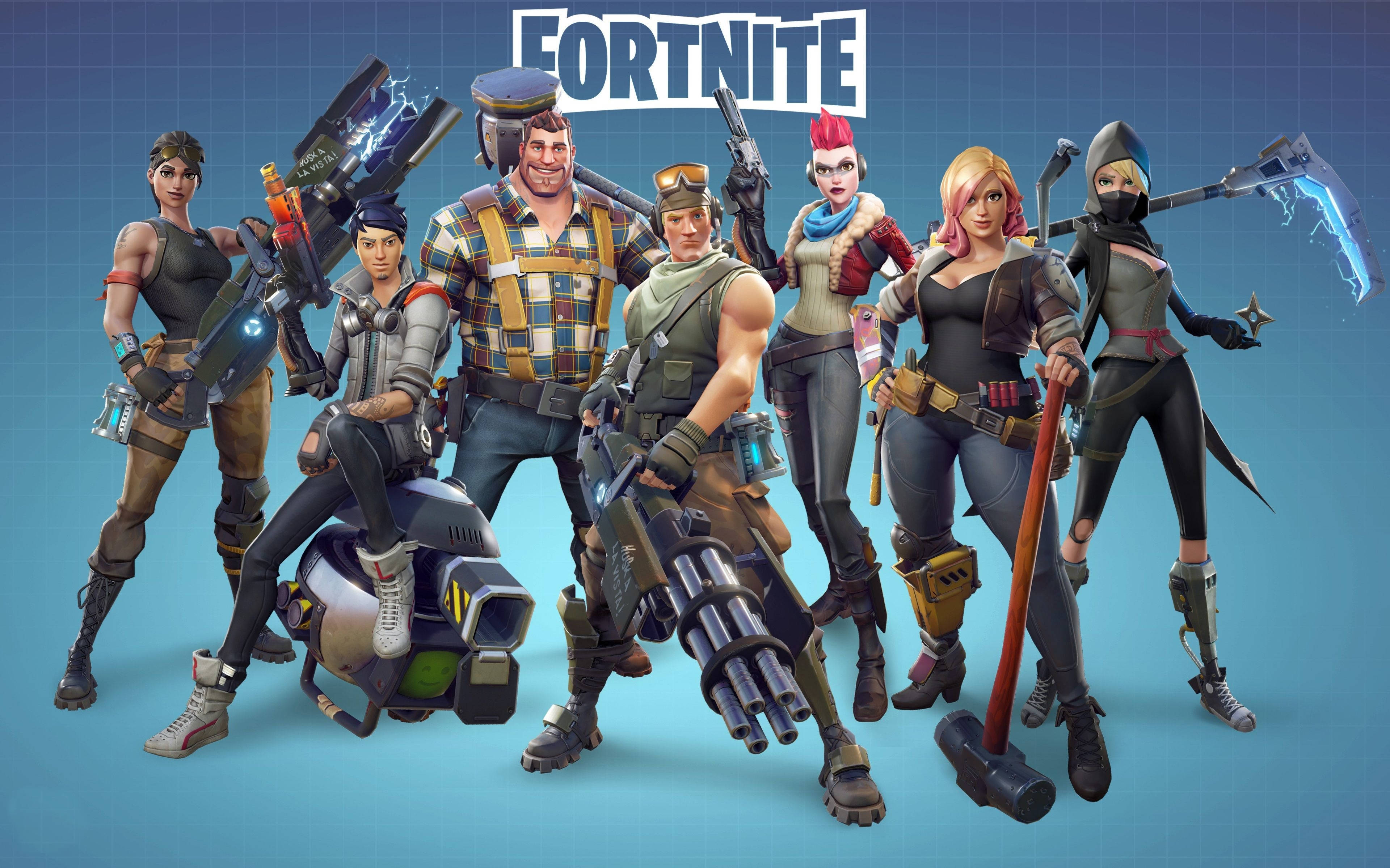 ملصق مثير لزي شخصية فورتنايت خلفية