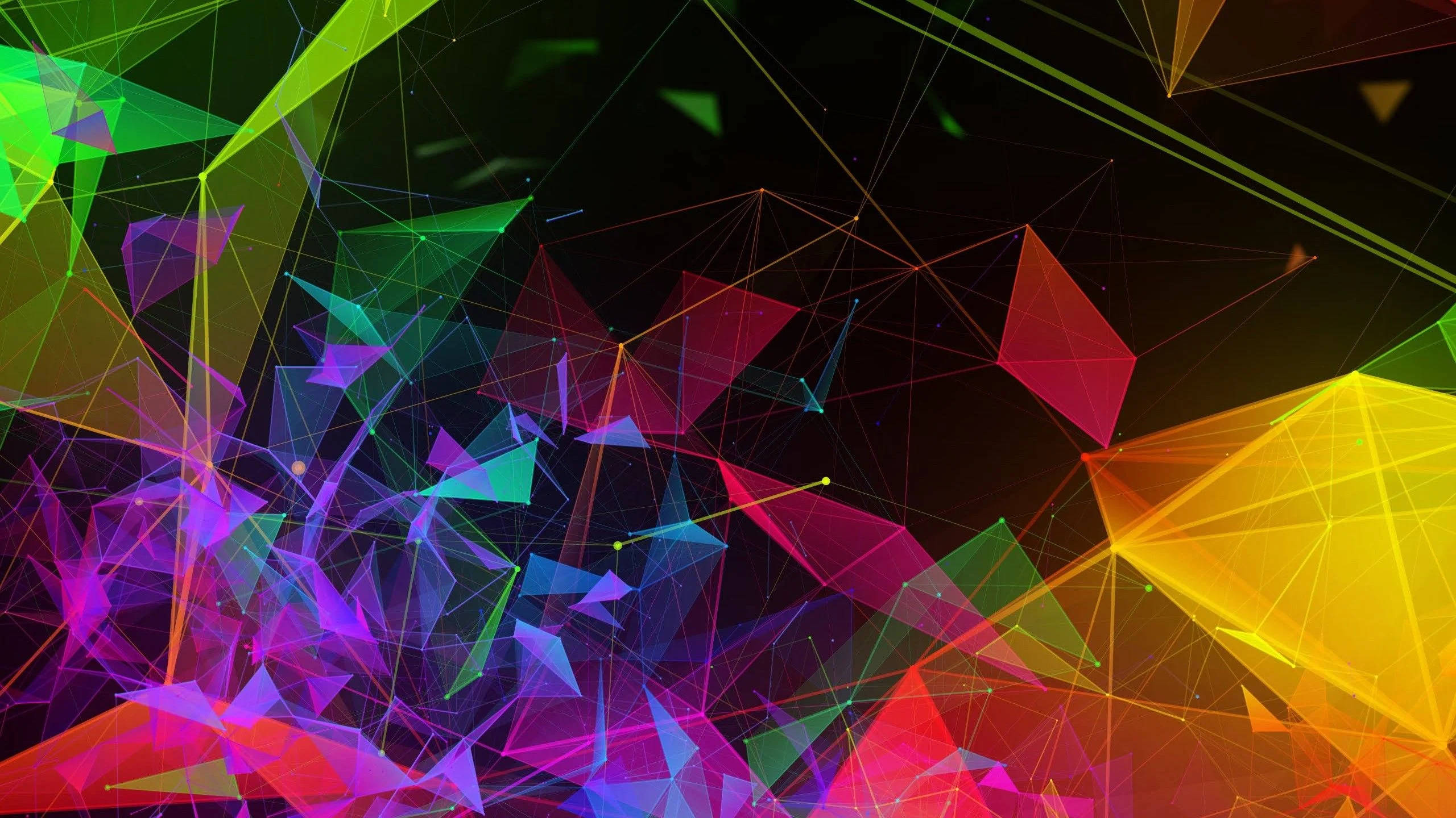 منشور رايزر بألوان RGB 4K خلفية