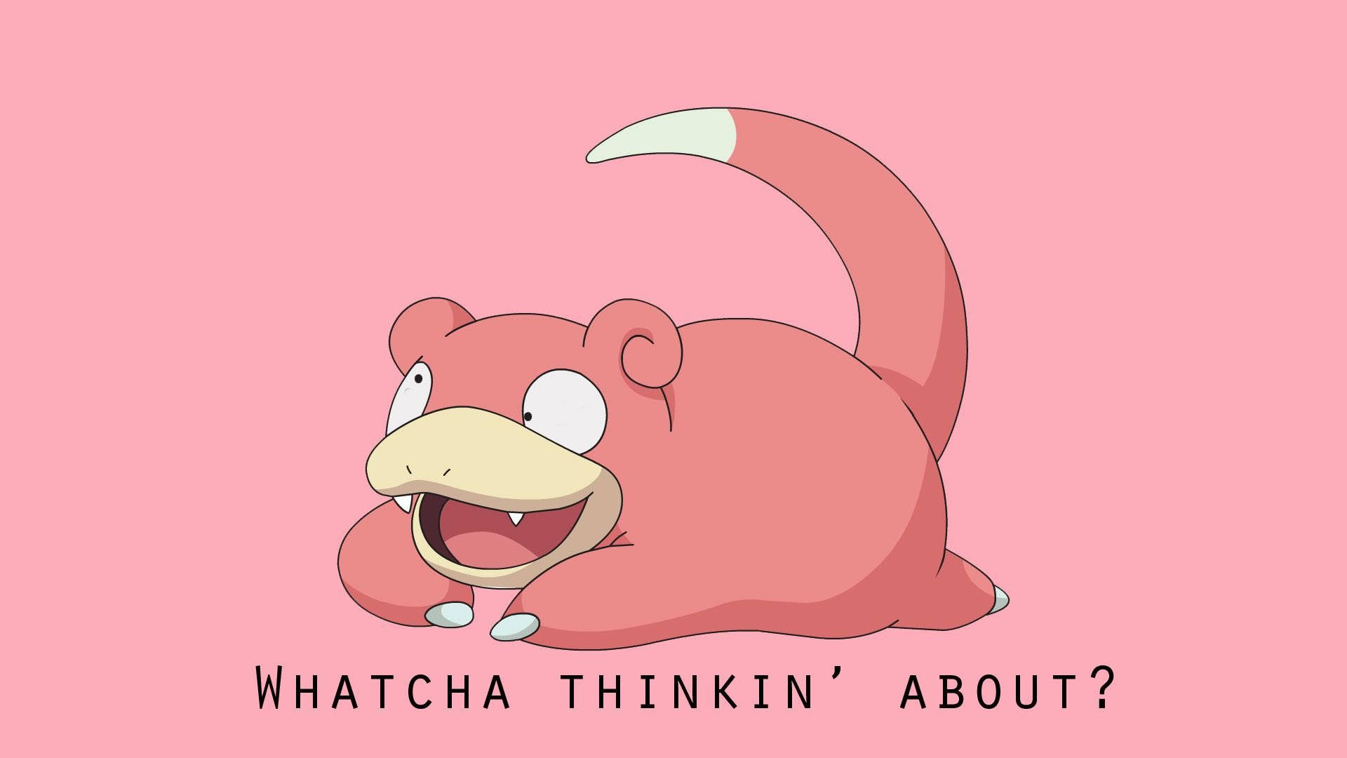 منظر رائع لـ Slowpoke ذو العيون المتقاطعة خلفية