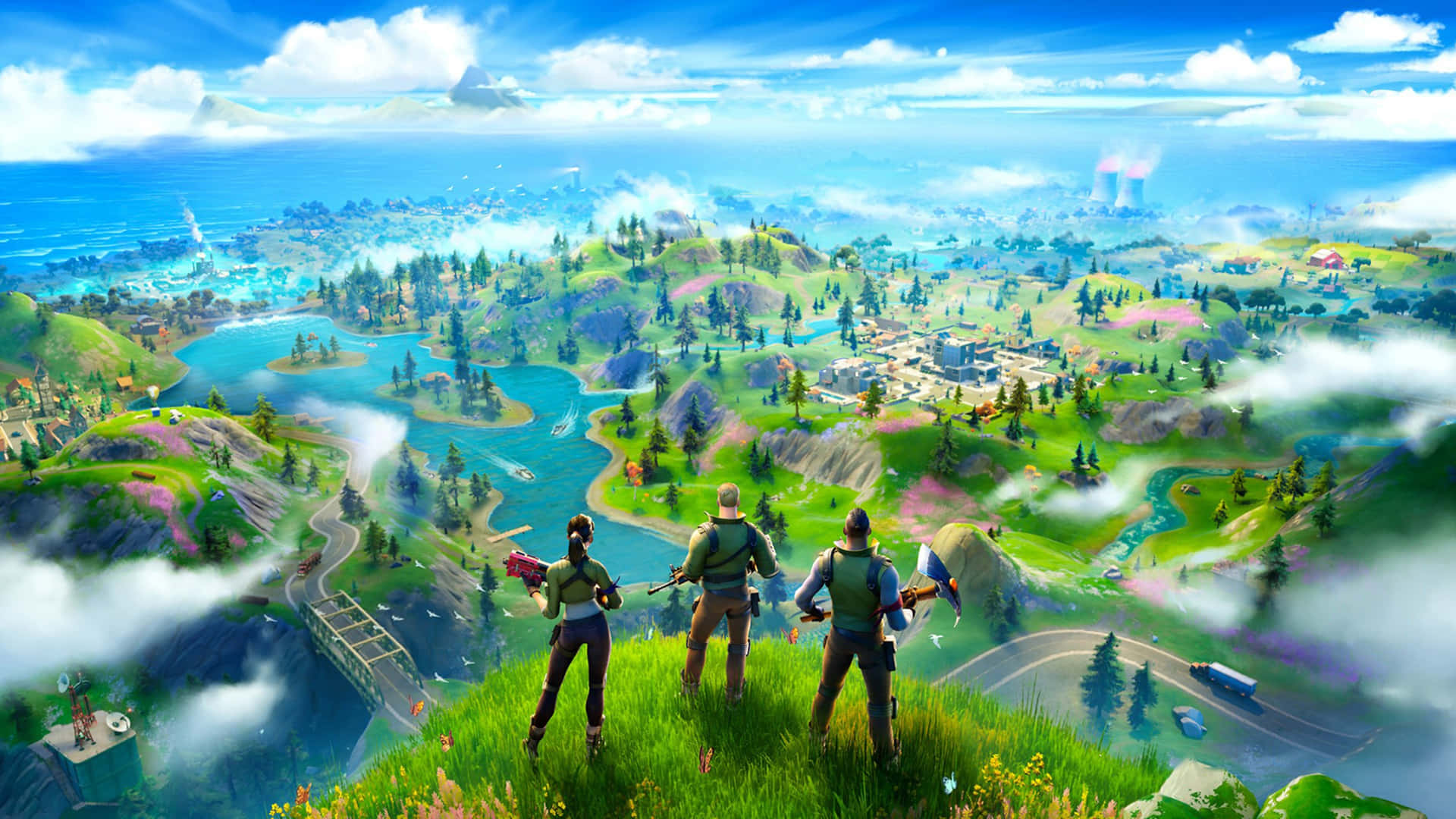 فورتنايت باتل رويال بدقة 4K — فورتنايت خلفية