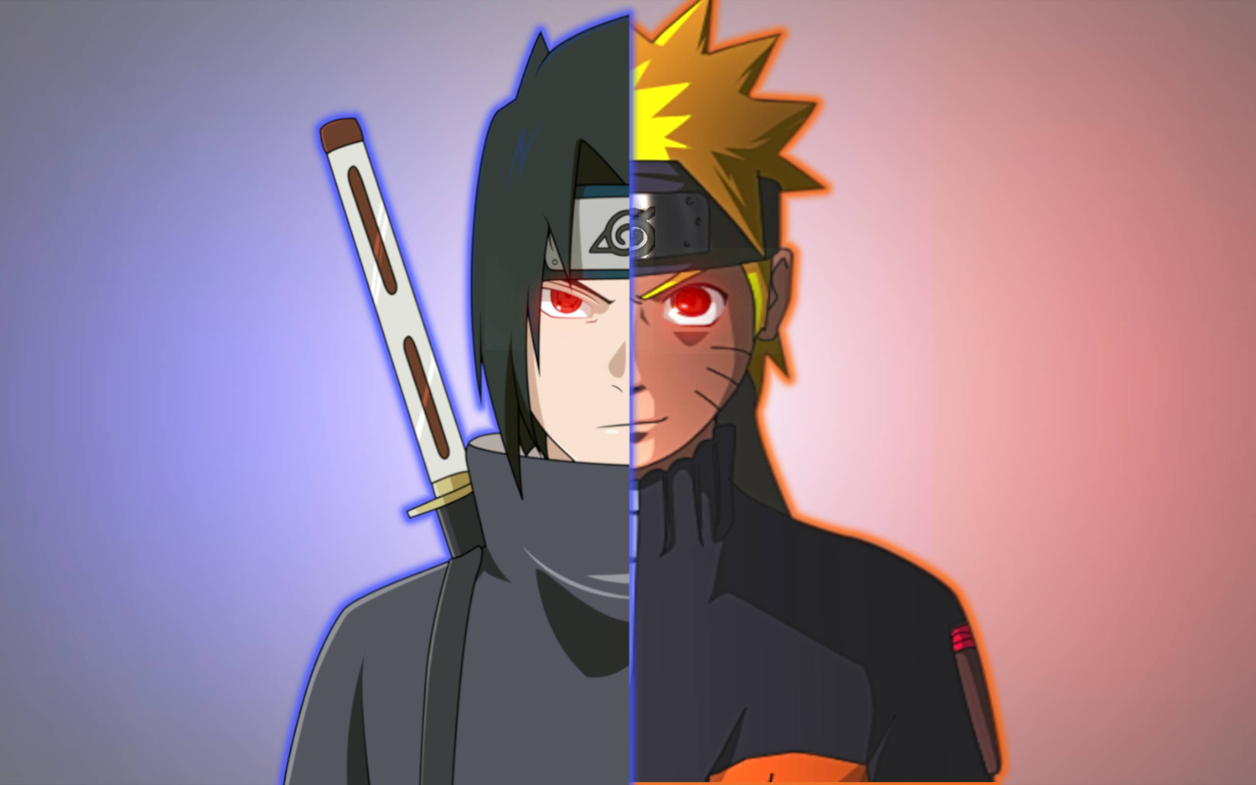 ناروتو وساسوكي معًا خلفية