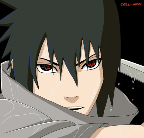 نظرة ساسكي أوتشيها الشارينغان خلفية