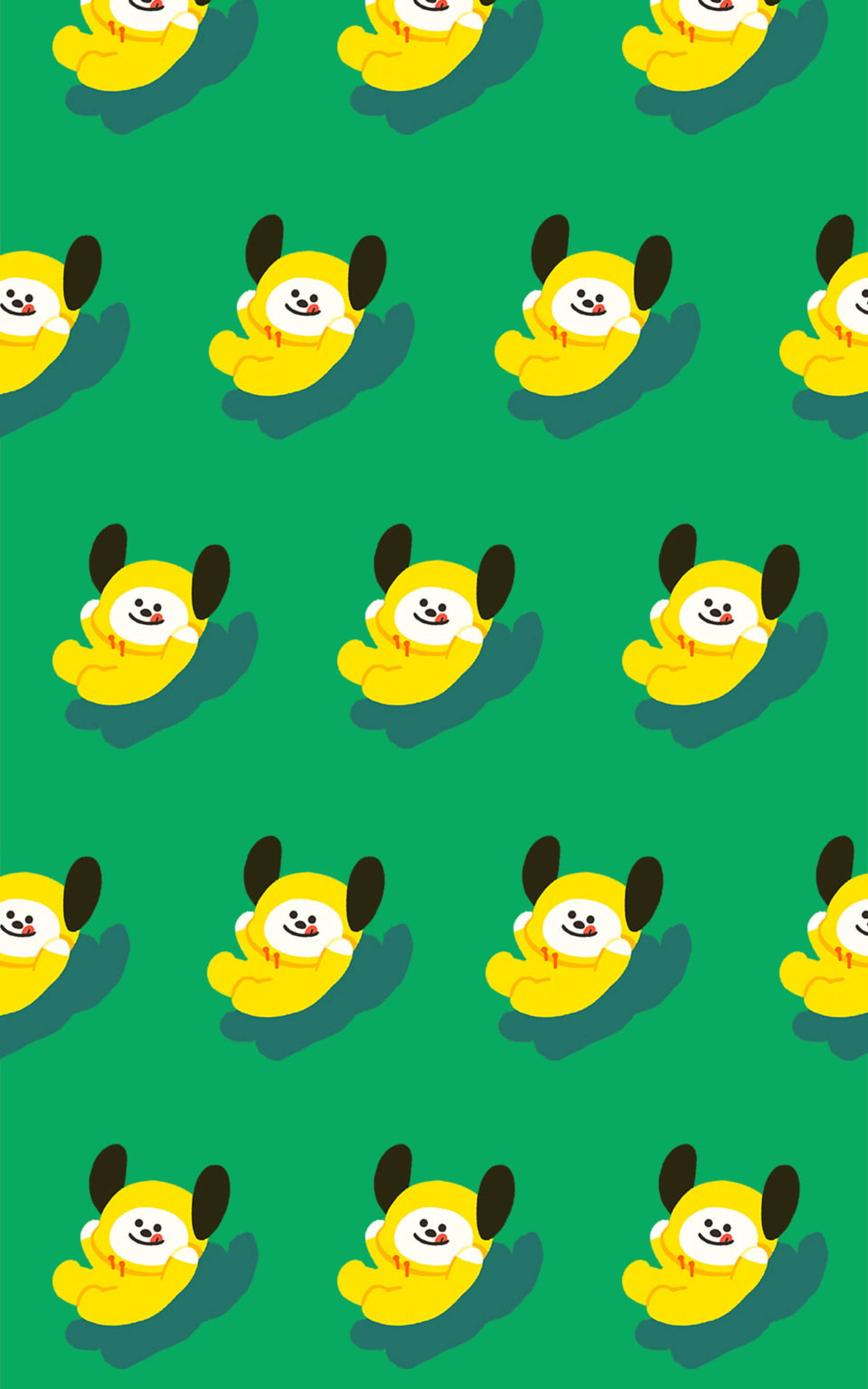 نمط شيمي من BTS BT21 خلفية