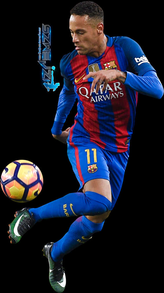 ني مار في سي برشلونة لقطة حركية خلفية