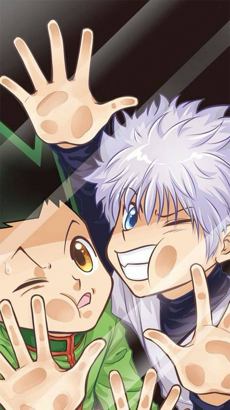 هاتف آيفون مضحك من Hunter X Hunter خلفية