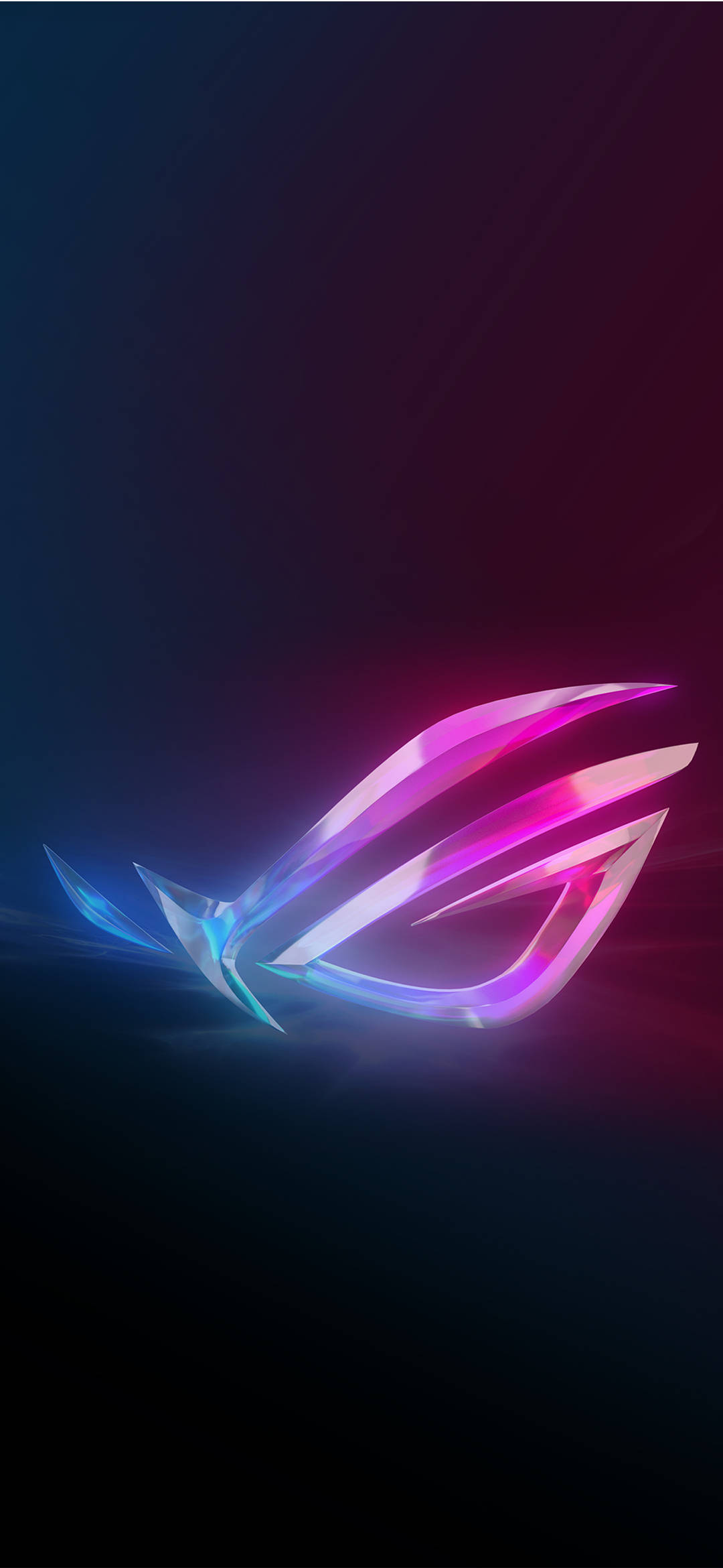 هاتف أسوس ROG الأزرق الأرجواني خلفية