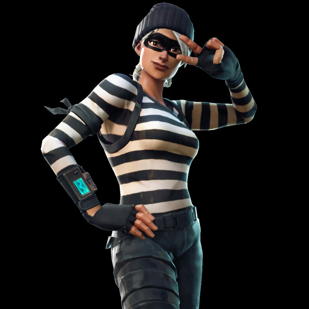 وضعية تحية شخصية فورتنايت خلفية