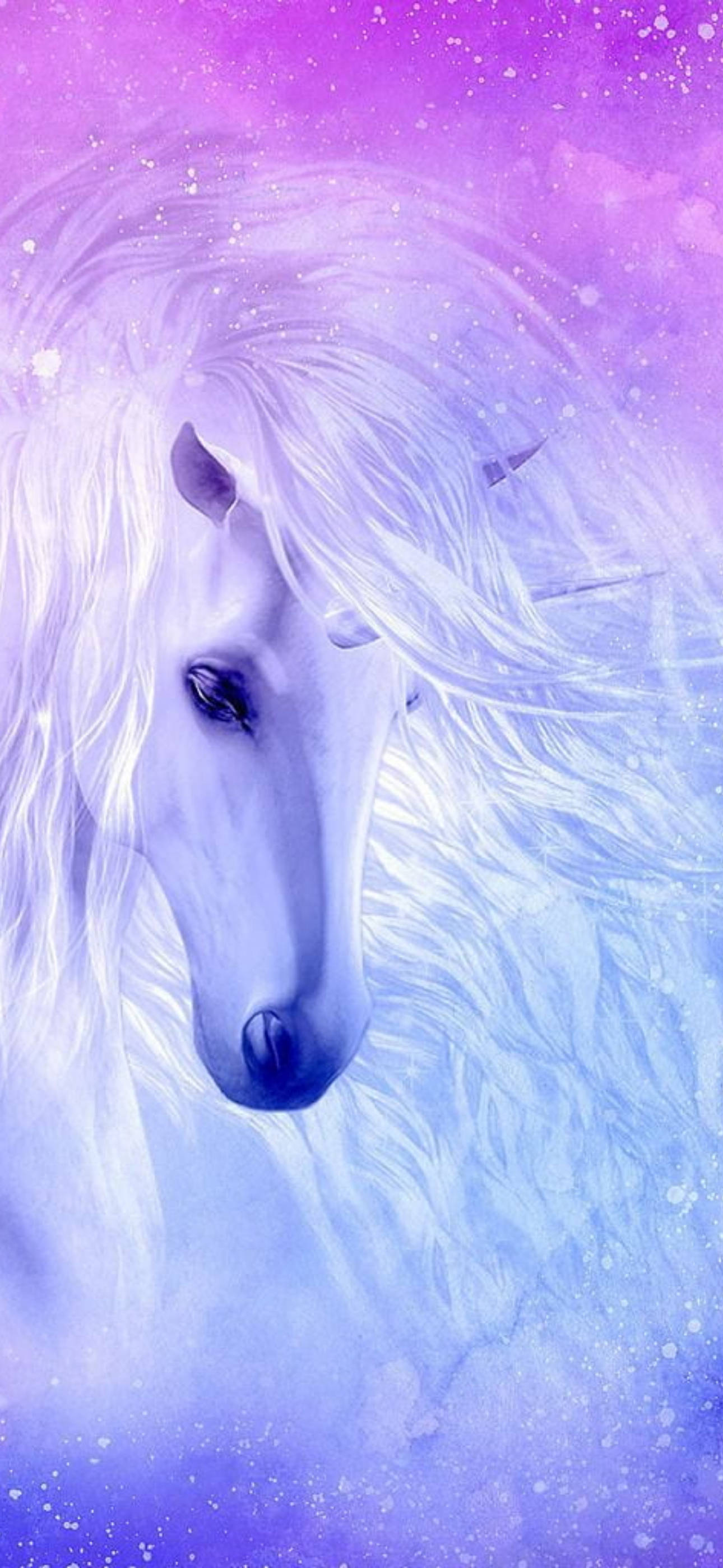 يونيكورن المجرة من زاوية جانبية قريبة خلفية