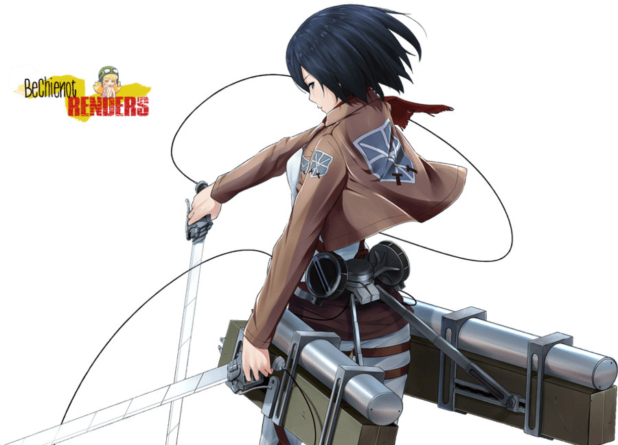رسم ميكاسا أكرمان بواسطة Bechienot-d6doimp - ريندر Attack On Titan، تحميل PNG عالي الدقة