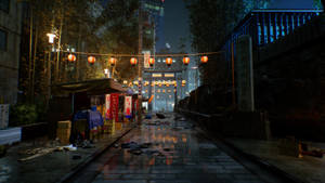 خلفية Ghostwire Tokyo أودن — غوست واير طوكيو خلفية