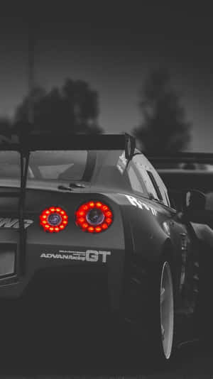 Gtr R35 — سيارة 4K متحركة خلفية
