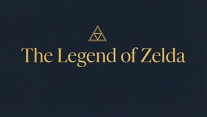 خلفية بتصميم طباعي بسيط للعبة The Legend of Zelda. — زيلدا خلفية