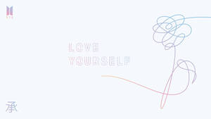أغنية حب نفسك لفرقة BTS الجمالية — حب جمالي متحرك خلفية