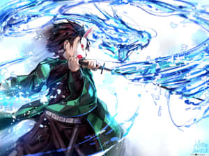 Demon Slayer Ipad — قاتل الشياطين تانجيرو خلفية