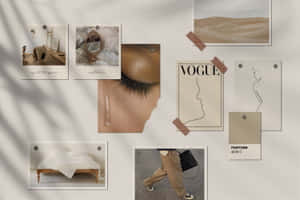 اعثر على السلام والهدوء في جمالية بيج بسيطة — بيج جمالي متحرك خلفية