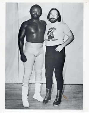 المصارع المحترف Junkyard Dog — أبيض وأسود جمالي متحرك خلفية