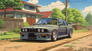 بي إم دبليو الفئة إم، بي إم دبليو، اليابان 4K، فن JDM، جمالية JDM، سيارة 4K، خلفية حادث سيارة، سيارة انزلاق — جمالية JDM خلفية