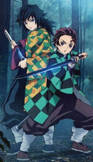 تانجيرو من Demon Slayer | توميوكا جيو — روي قاتل الشياطين خلفية