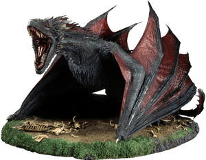 تمثال تنين شرس من Game of Thrones