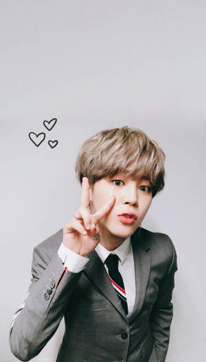 جيمين من BTS لطيف بالزي المدرسي