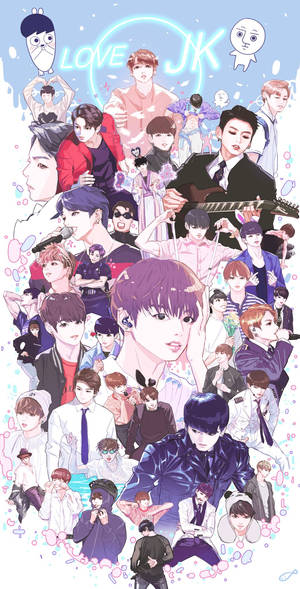 Love JK — جمالية bts خلفية