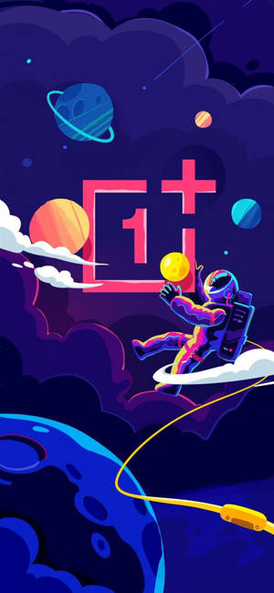 خلفية Oneplus 9 Pro رائد الفضاء — فضاء آيفون خلفية