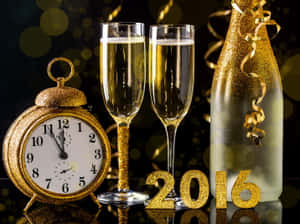خلفية 2016 — ذهبي جمالي خلفية