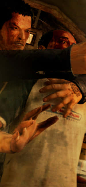 خلفية لعبة Sleeping Dogs لهاتف iPhone Xs — كلاب نائمة خلفية