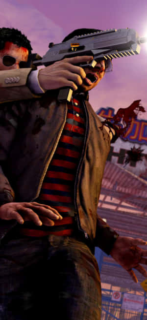 خلفية لعبة Sleeping Dogs لهاتف iPhone Xs — كلاب نائمة خلفية