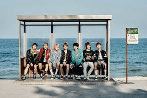 خلفية رائعة لابتوب BTS في يوم الربيع