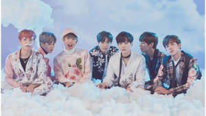 سطح مكتب BTS على الثلج الصناعي — بي تي إس سطح المكتب خلفية