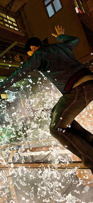 خلفية Iphone Xs لعبة Sleeping Dogs — كلاب نائمة خلفية