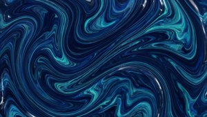 نمط رخامي سائل أزرق داكن مع دوامات زرقاء بحرية وخضراء مائلة للزرقة. — أزرق داكن جمالي خلفية