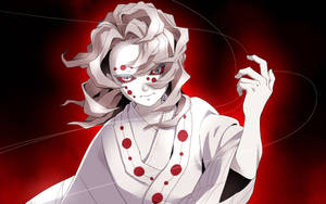 خلفية روي المتوهج باللون الأحمر من Demon Slayer